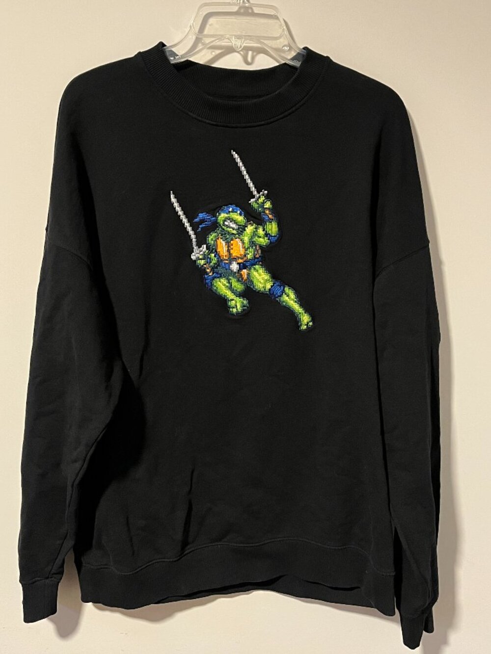 Bricktown Paris x TMNT Sweatshirt Leonardo Teenage Mutant Ninja Turtles Medium
